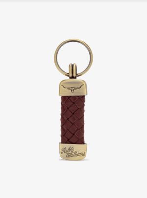 Plaited Key Ring - Brass